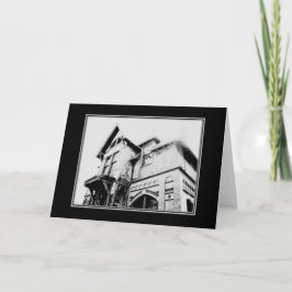 Gotische Quotables-Karte "Das alte Haus" Karte