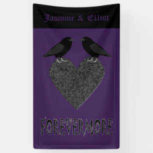 Gotische Ravens und maßgeschneiderte Hochzeit des Banner