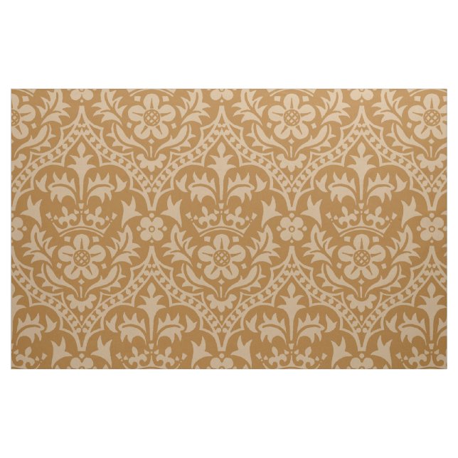 Gotische Revival Crowned Rose Stoff (Fat Quarter (45,7 x 55,9 cm))