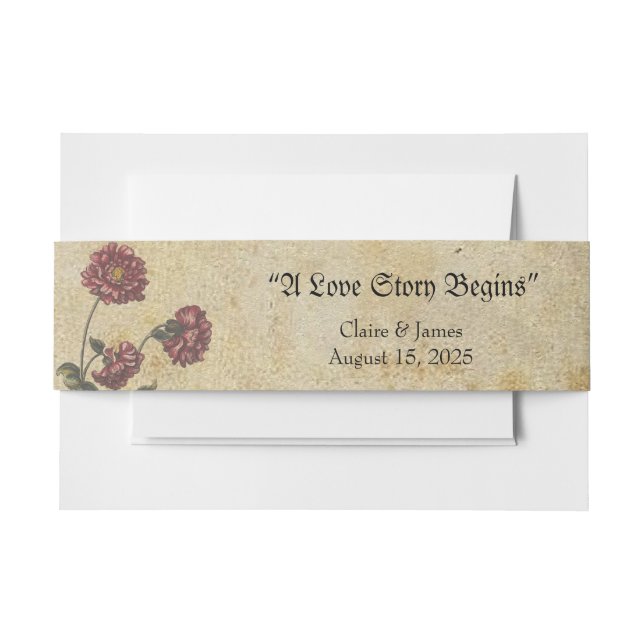 Gotische Romance Wedding Bly Band - Dark & Elegant (Vorderseite Beispiel)