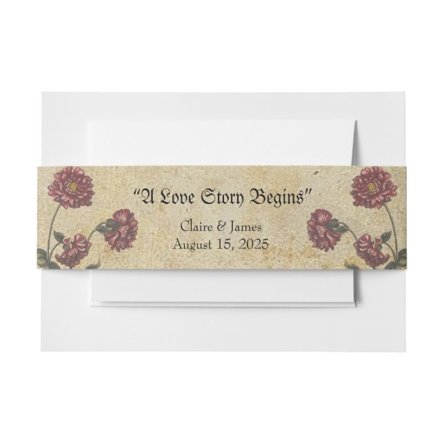 Gotische Romance Wedding Bly Band - Dark & Elegant (Vorderseite Beispiel)