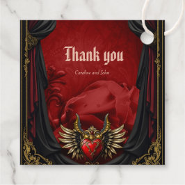 Gotische Romantik, das Herz der Leidenschaft. Geschenkanhänger