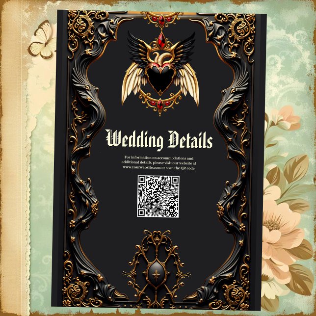 Gotische Romantik, Im Schatten der Liebe. Begleitkarte (Von Creator hochgeladen)