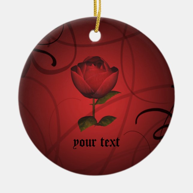 Gotische Romantik Keramikornament (Vorne)