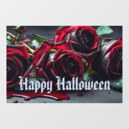 Gotische Rose Fensteraufkleber