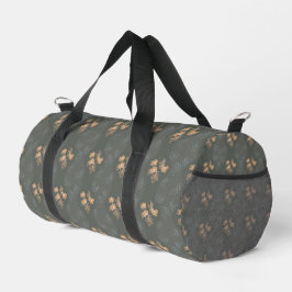 Gotische Rose in gedämpften Farbmustern Duffle Bag