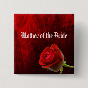 Gotische Rose Mutter des Bride Button