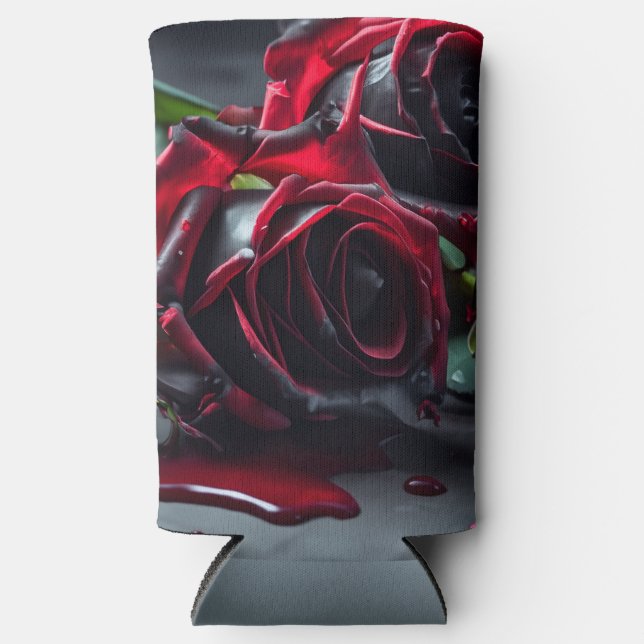 Gotische Rose Selters Dosenkühler (Vorderseite)