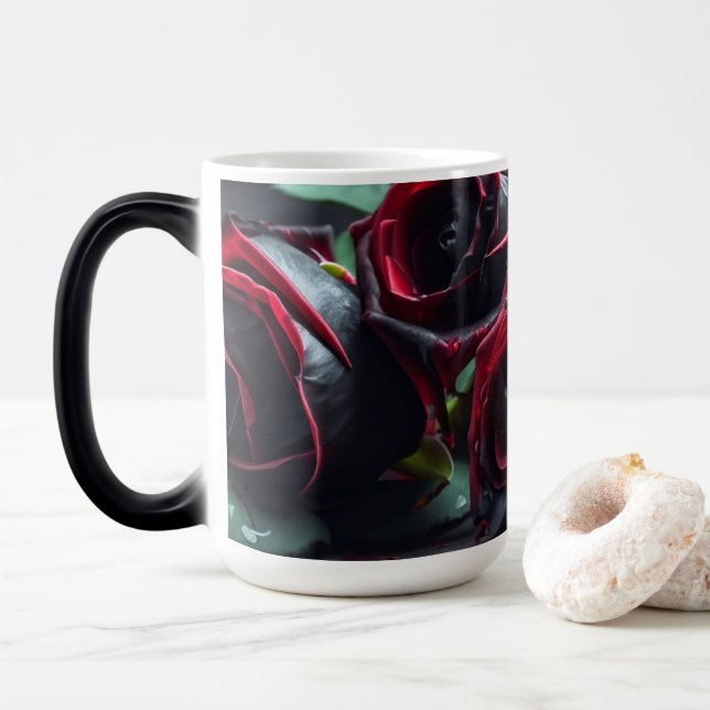 Gotische Rose Verwandlungstasse (Mit Donut)