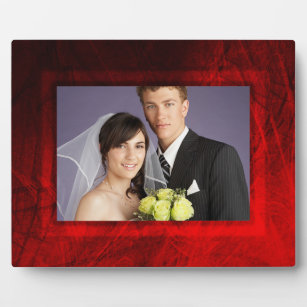 Gotische Rose Wedding Plaque Fotoplatte