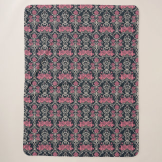 Gotische Rose Wein - Sherpa Blanket Sherpadecke