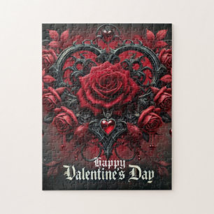 Gotische rote Rosen Valentinstag