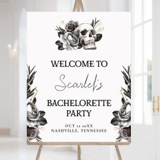 Gotische Schädelbrücke oder Die Bachelorette Willk Poster