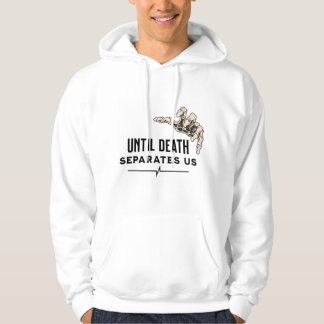 Gotische Skeletthand - Bis der Tod uns trennt Hoodie