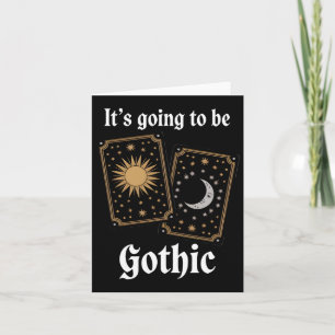 Gotische Tarot-Karten Fortune Mittelalterliche Lit Karte