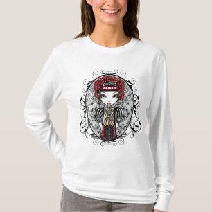 Gotische viktorianische Feen-Spitze Annie T-Shirt