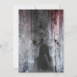 gotische Vintage Sporenhalloween Einladung