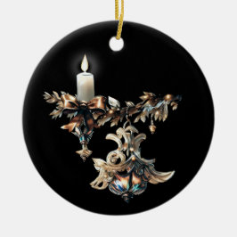 Gotische Weihnachten Keramik Ornament