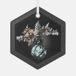 Gotische Weihnachten Ornament Aus Glas