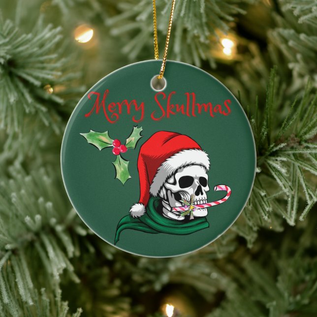 gotische Weihnachtsdekoration Keramik Ornament (Baum)