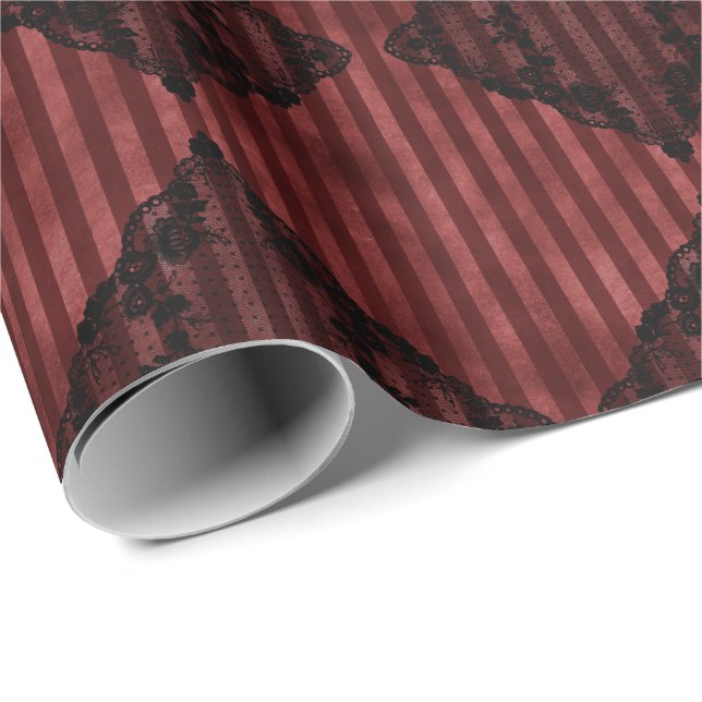 Gotische Weihnachtsfeiertage Geschenkpapier (Rolleneckpunkt)