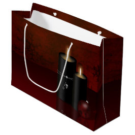 Gotische Weihnachtskerzen Ornament Große Geschenktüte
