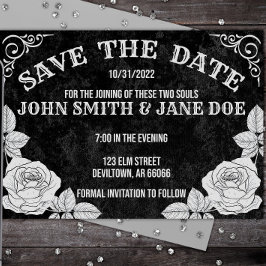 Gotische Weihnachtsstimmung oder Dusche Save The Date