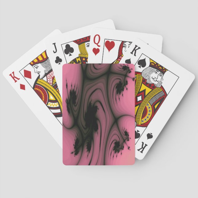 Gotische Wirbel Kartenspielen Spielkarten (Rückseite)