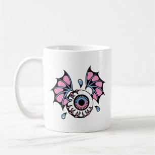 Gotischer Augapfel mit Flügeln Kaffeetasse