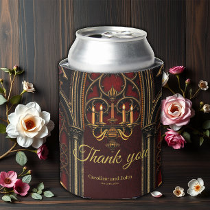 Gotischer Bogengang mit Skulls. Dosenkühler