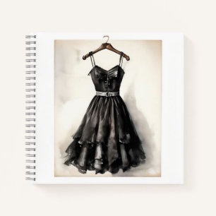 Gotischer Charm: Kleines schwarzes Kleid (LBD) Lee Notizbuch