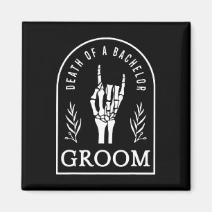 Gotischer Groom Tod eines Bachelor Hochzeitsbachel Magnet