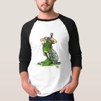 Gotischer grüner Baseball Franklins T-Shirt