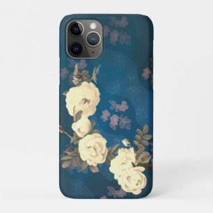 Gotischer Hintergrund der White Roses Wreath Case-Mate iPhone Hülle