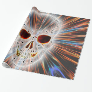 Gotischer Schädel-Horror Geschenkpapier