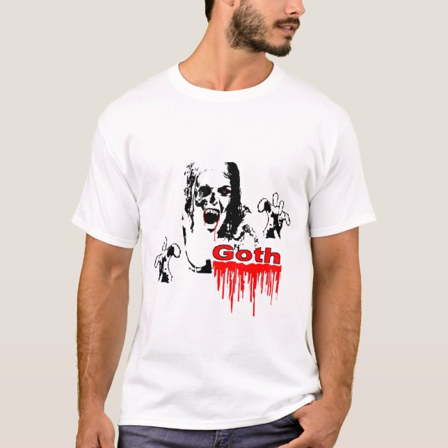 Gotischer Vampire-T - Shirt (Vorderseite)