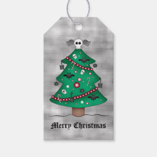 Gotischer Weihnachtsbaum Geschenkanhänger