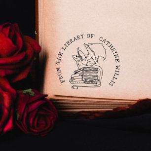 Gotisches Drachenbuch aus der Bibliothek Gummistempel