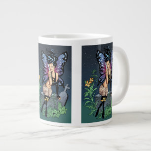 Gotisches feenhaftes Grab, das mit Rissen durch Al Jumbo-Tasse