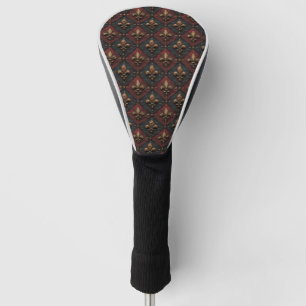 Gotisches geschnitztes Holzwerk Muster (2) Golf Headcover