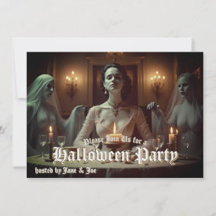 Gotisches Halloween-Bankett im Kerzenlicht