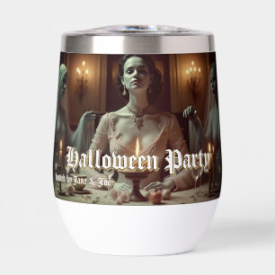 Gotisches Halloween-Bankett im Kerzenlicht
