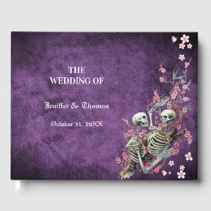Gotisches Halloween-Hochzeitsgästebuch Gästebuch