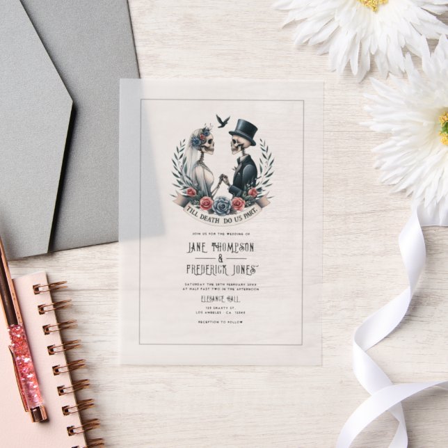 Gotisches Hochzeitsszenario "Till Death Do us Part (Hochzeit)