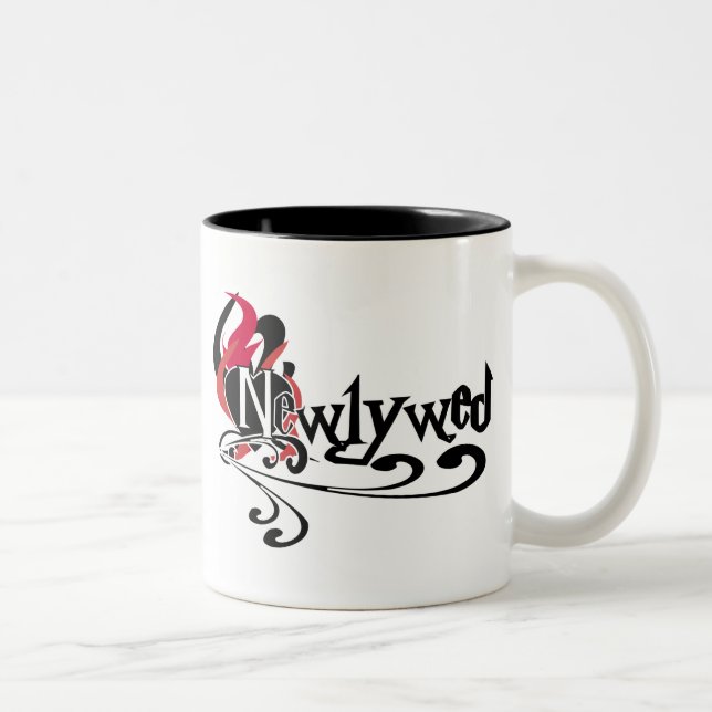 Gotisches Jungvermählten Zweifarbige Tasse (Rechts)