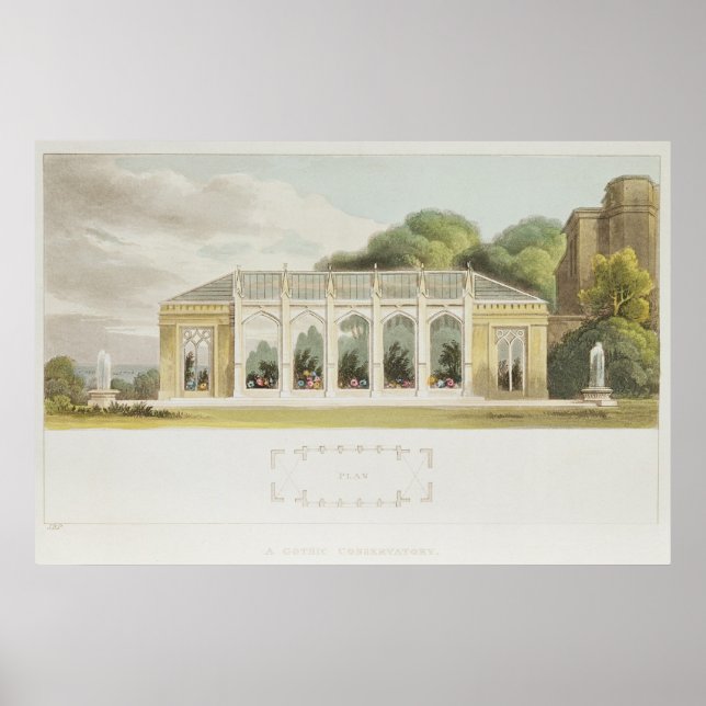 Gotisches Konservatorium, 1832 Poster (Vorne)