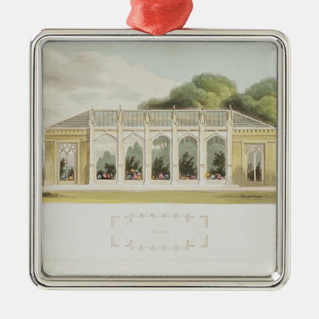 Gotisches Konservatorium, 1832 Silbernes Ornament (Vorne)