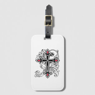 Gotisches Kreuz Gepäckanhänger