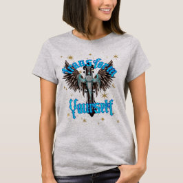 Gotisches Kreuz mit Flügeln verwandelt Ihr Soul T-Shirt