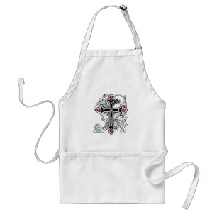 Gotisches Kreuz Schürze